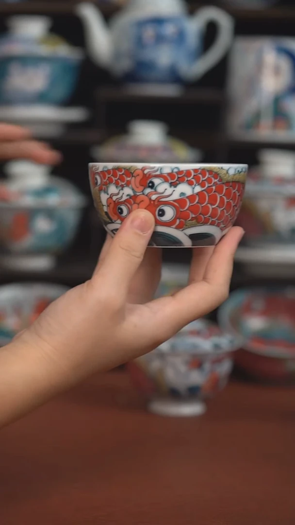 老师作品九鱼水缸杯（微瑕福利 ）