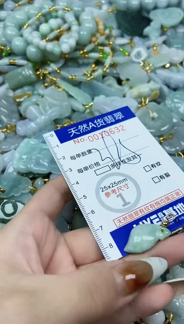【闪购商品】翡翠颈饰未镶嵌天然A货翡翠