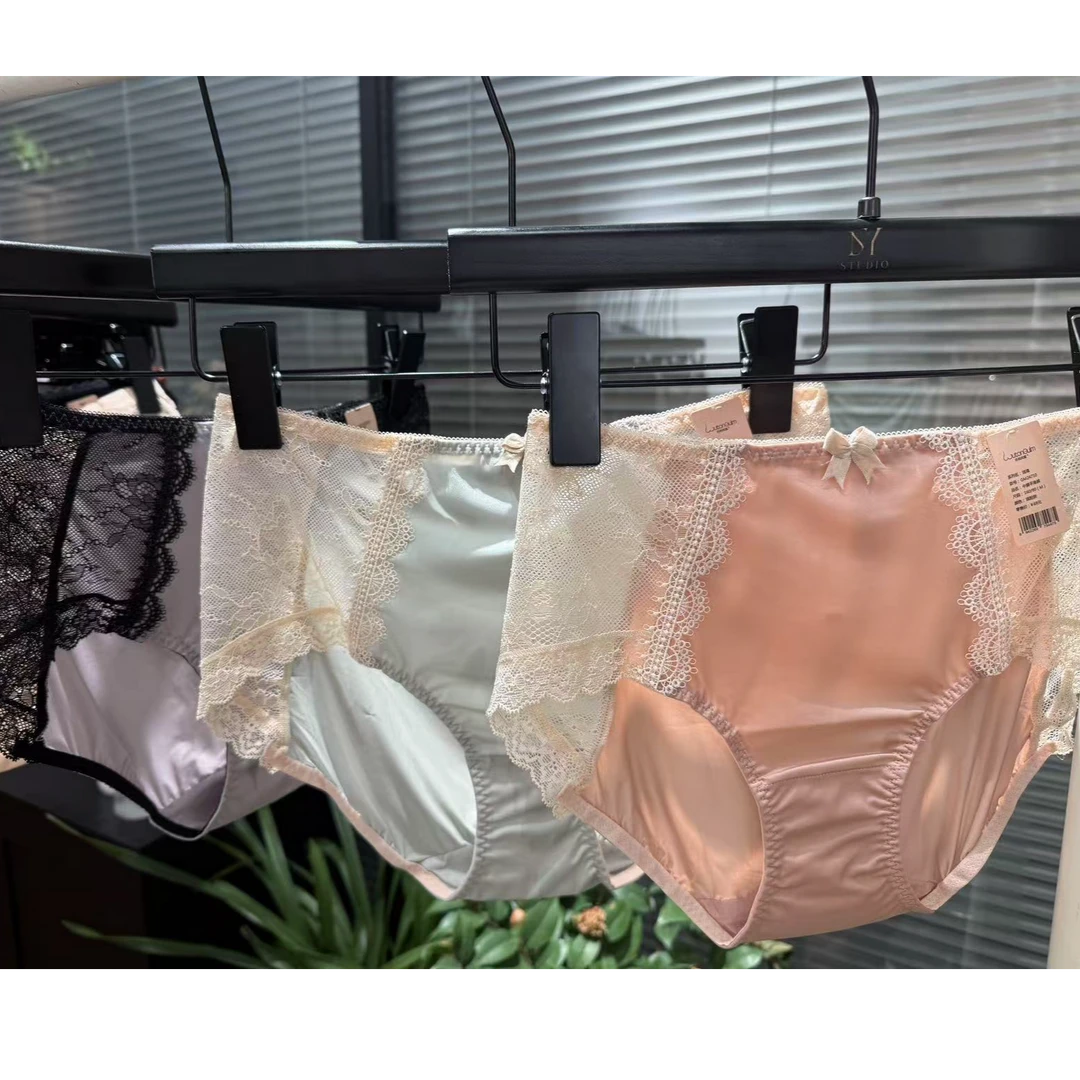 【梧桐-琉璃系列】蕾丝经典组合装GM24710舒适三角裤内裤