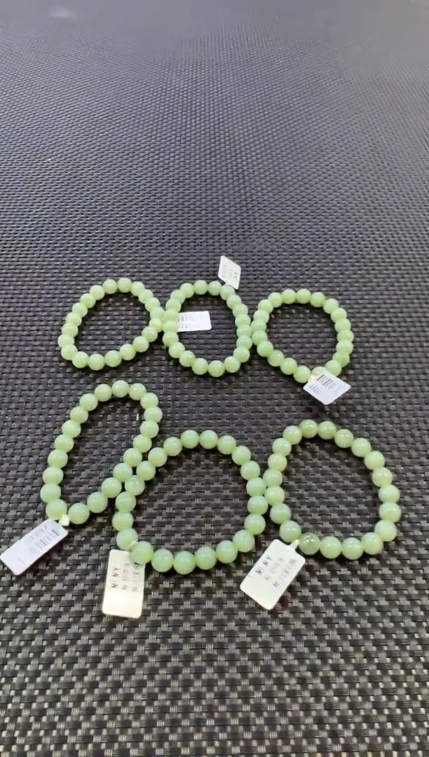 【闪购商品】和田玉手串未镶嵌碧玉约9mm（多样性发一件）