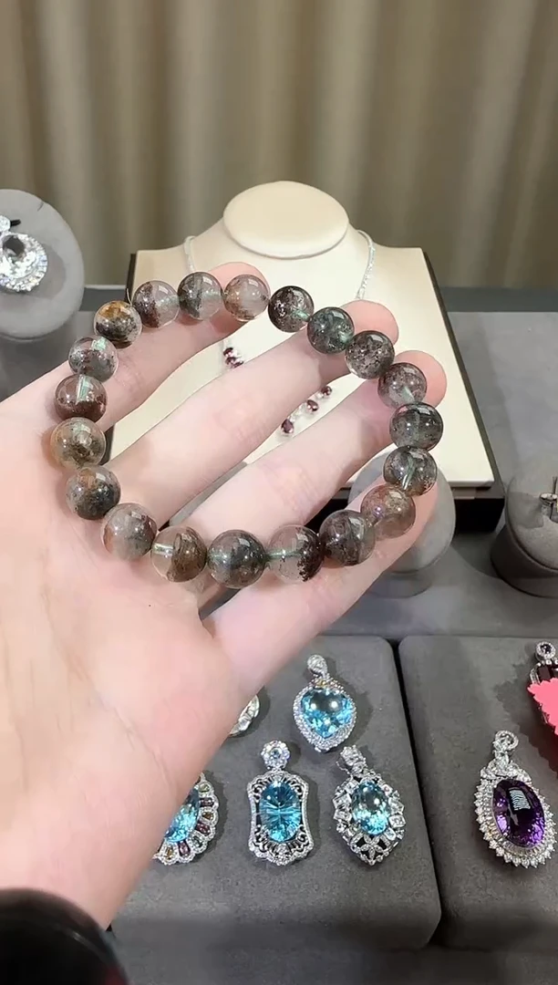 未镶嵌手串水晶10mm四季幽灵手串