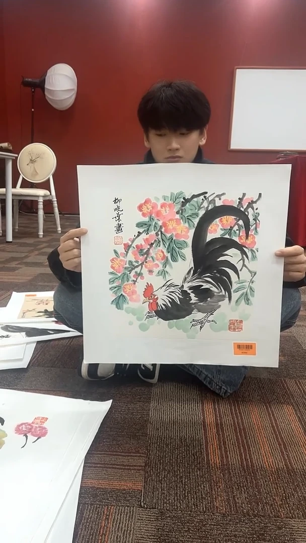 国画柳晓叶国画作品1平尺