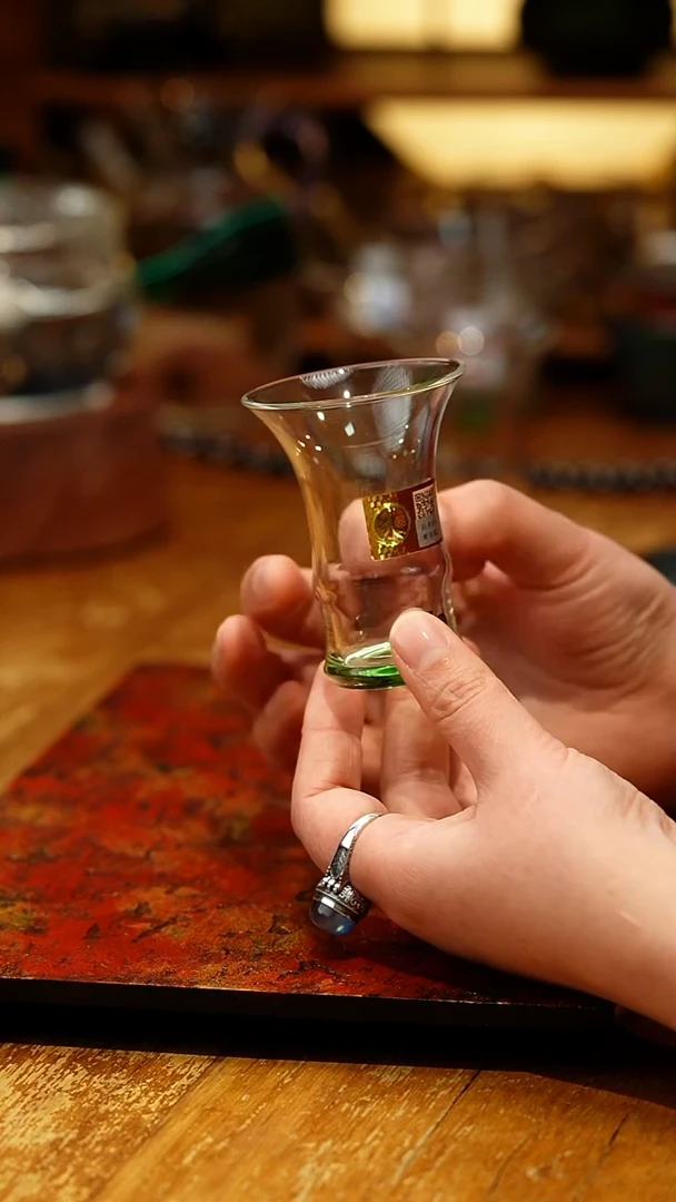 【闪购商品】禾器/晶彩君悦单杯/湖绿