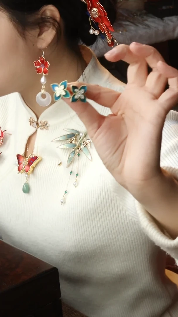 【闪购商品】刺绣纯手工非遗国风饰品