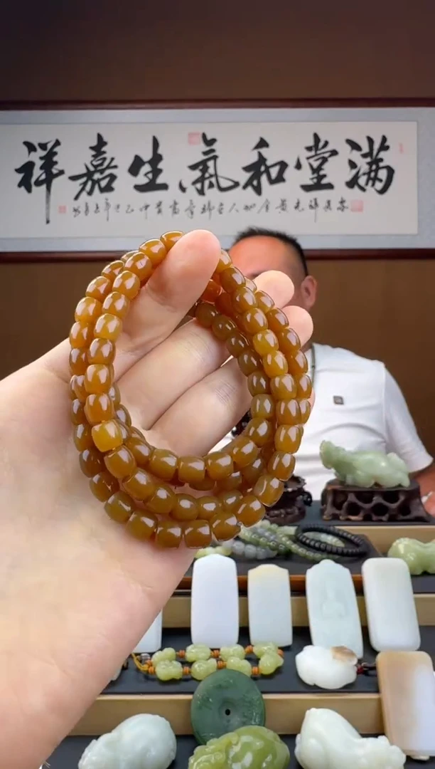 和田玉未镶嵌挂件和田玉项链