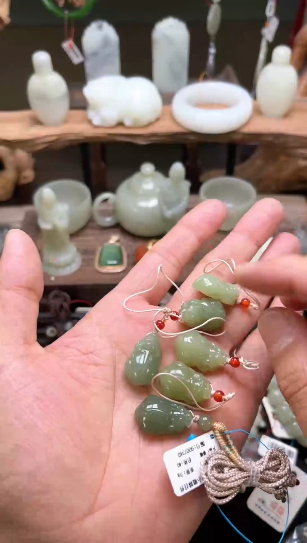 【闪购商品】和田玉挂件未镶嵌若羌青黄口 貔貅  多样性发一