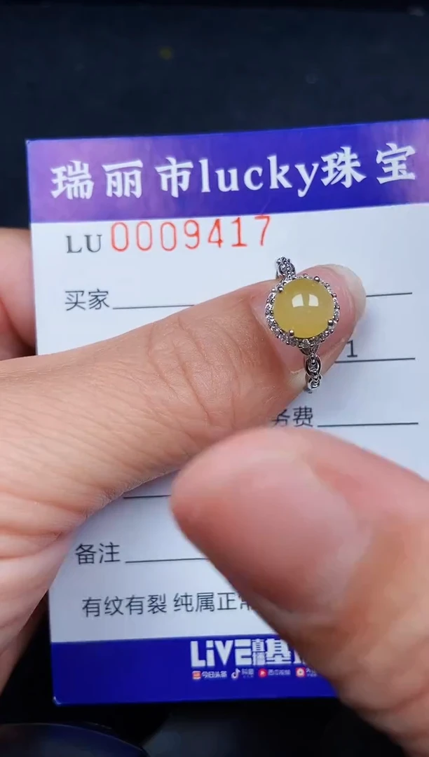 翡翠银S925镶嵌颈饰9417