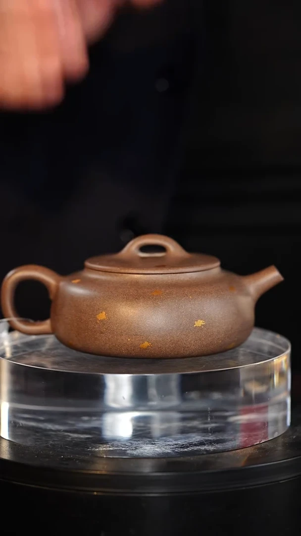 洒金景州桑扁紫砂壶