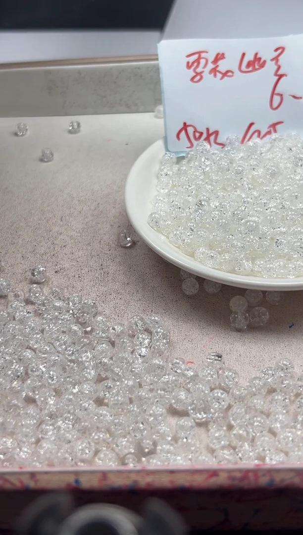 未镶嵌颈饰水晶w903雪花幽灵6mm*50颗