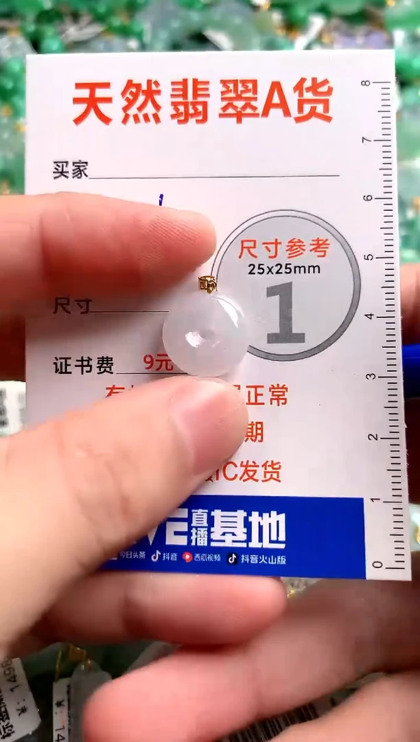 【闪购商品】翡翠颈饰18K金镶嵌13002984