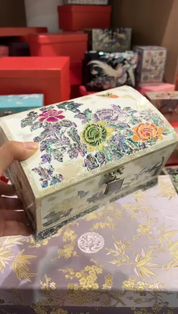手工微瑕 ·满贝底 · 弘贝雅螺钿漆器