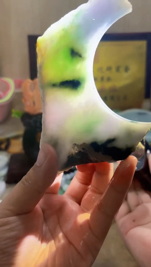 翡翠挂件未镶嵌A货常星1715