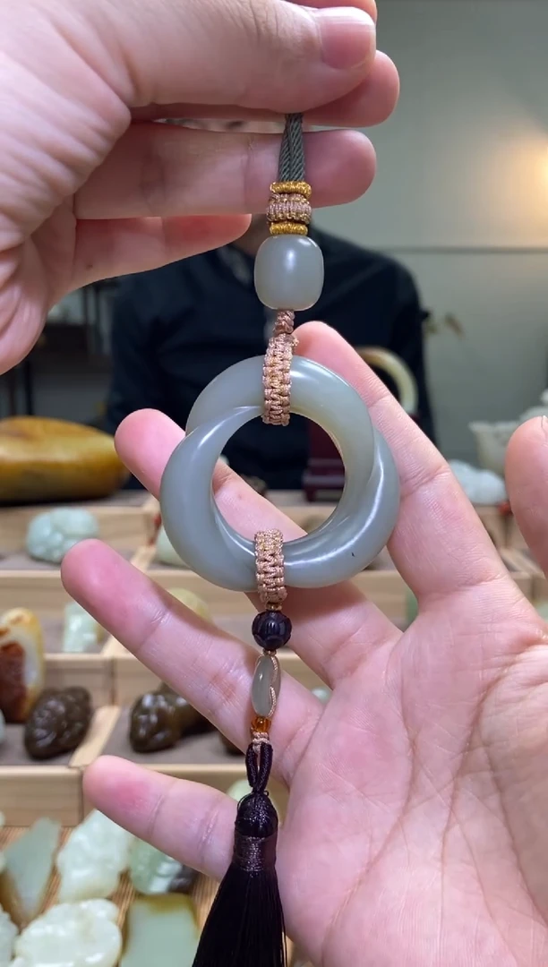 未镶嵌和田玉挂件新疆和田玉车挂件