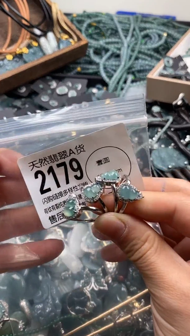 【闪购商品】翡翠颈饰未镶嵌多样性发其一2179