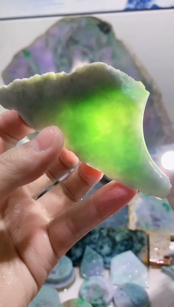 裸石翡翠0蒙0翡翠珠宝574