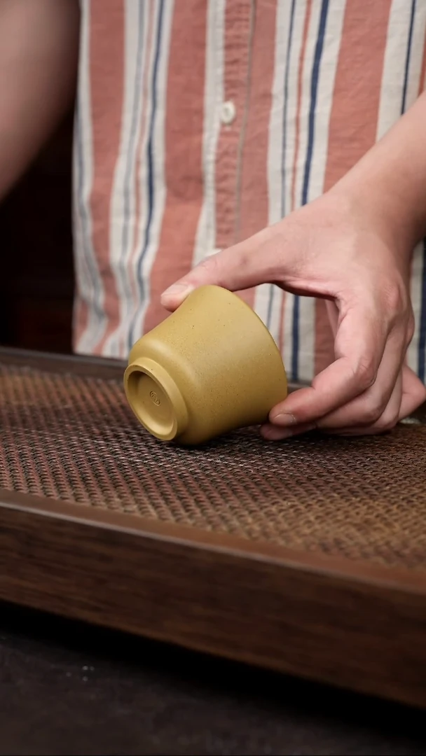 茶壶紫砂黄金段铃铛杯