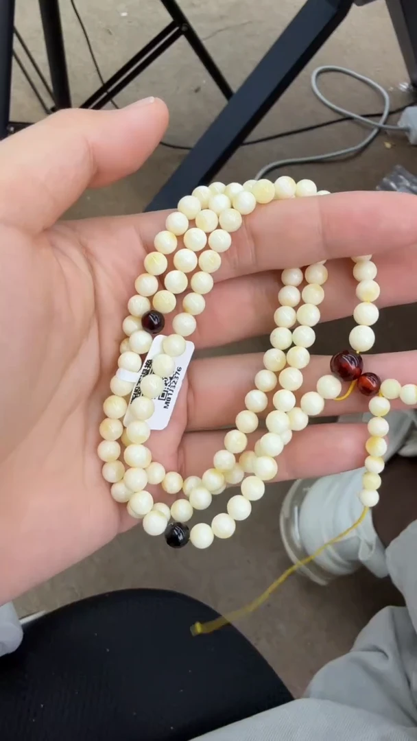 【闪购商品】琥珀颈饰未镶嵌424秒拍号