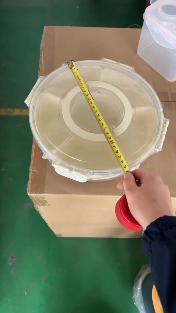 塑料1个旋转果盘直径25清仓款不退不换