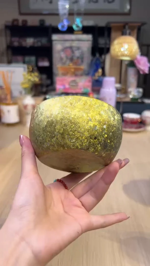 84钛宝贝双层小号钛碗-金