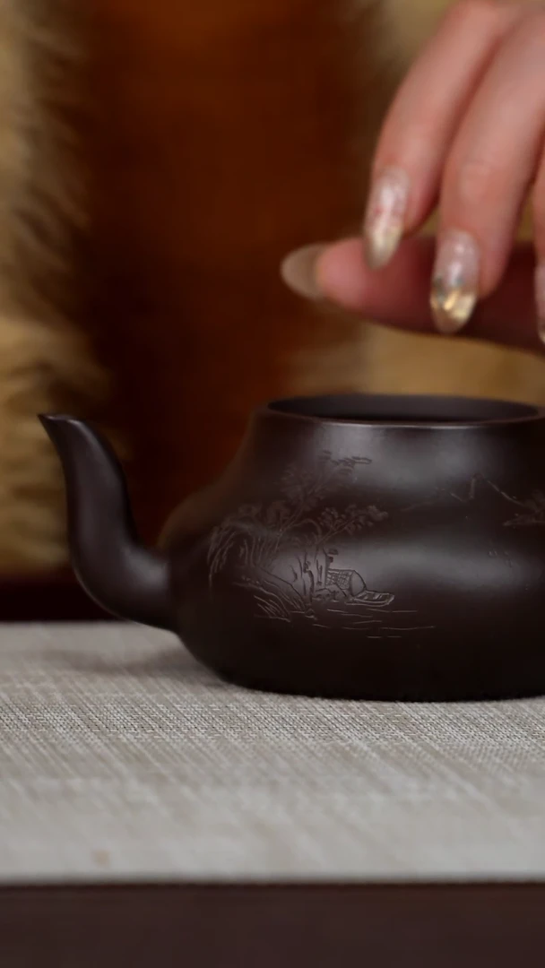 【闪购商品】130-140C宜兴原矿紫砂壶茶壶