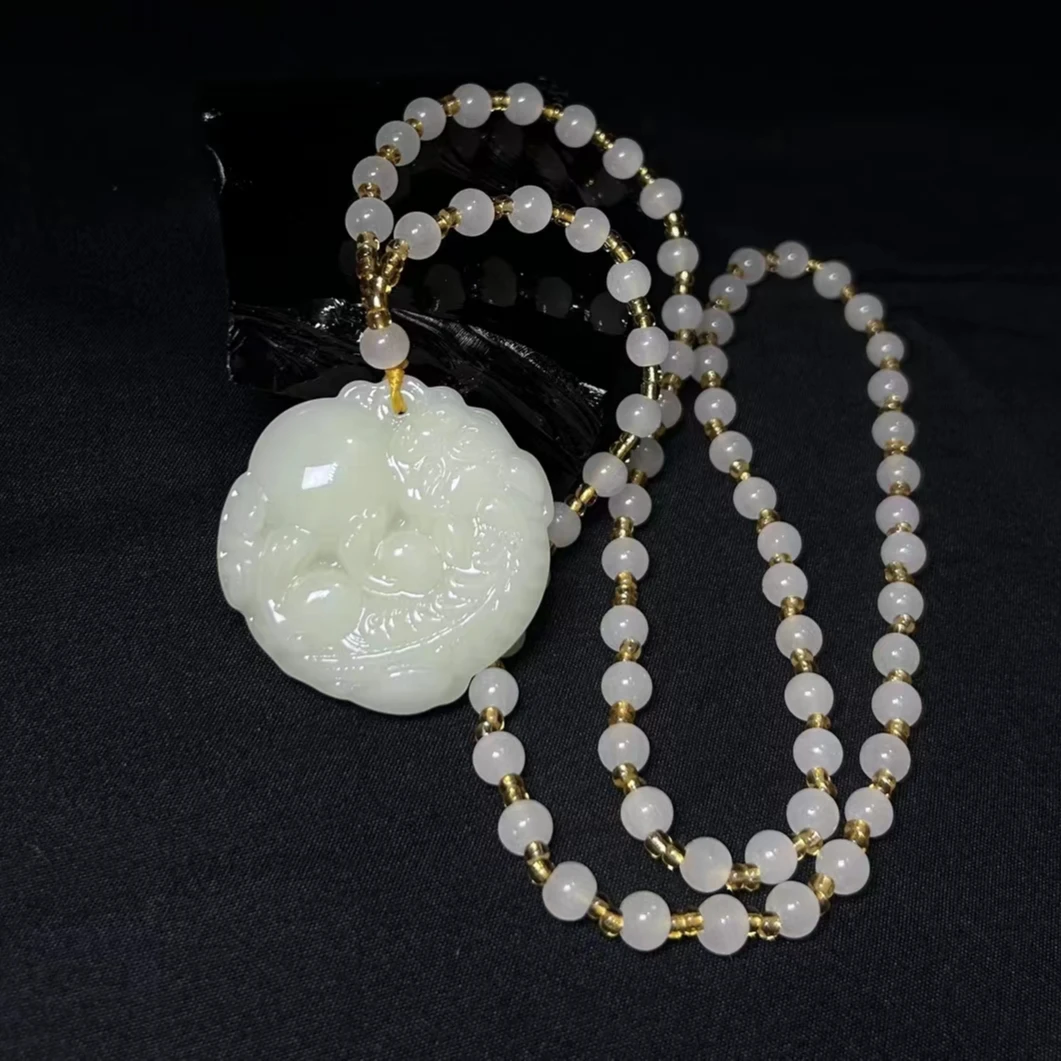 国风貔貅吊坠男女款毛衣链ZD0173