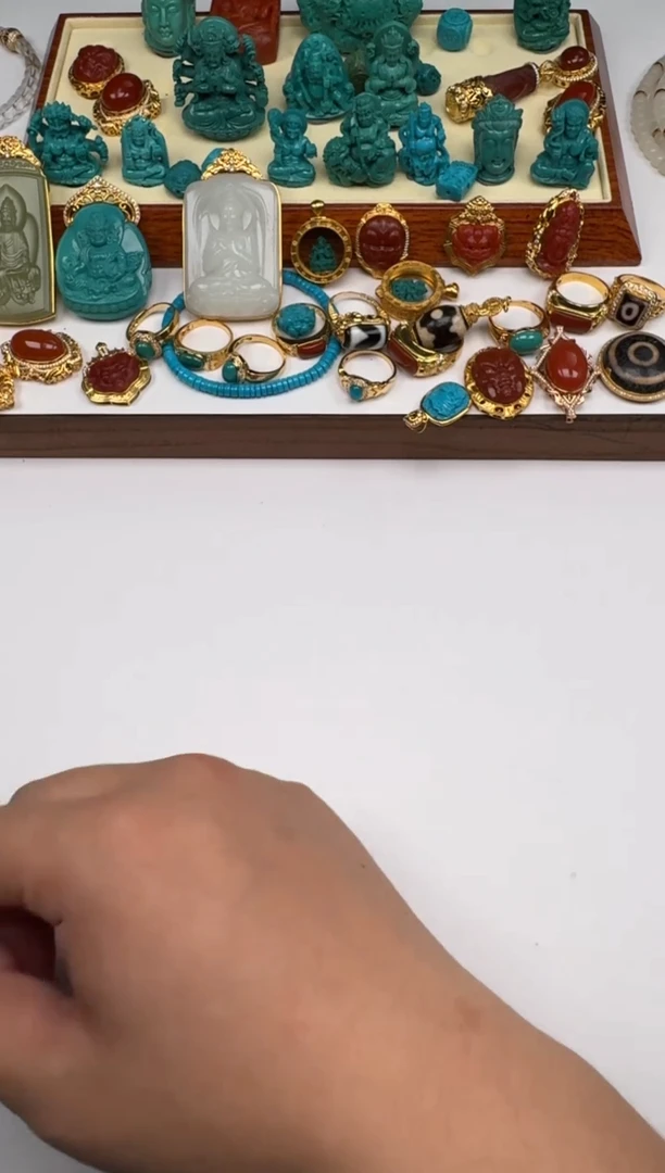 未镶嵌配饰南红玛瑙稻*～111