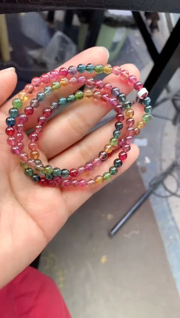 未镶嵌手串碧玺多样性发一条