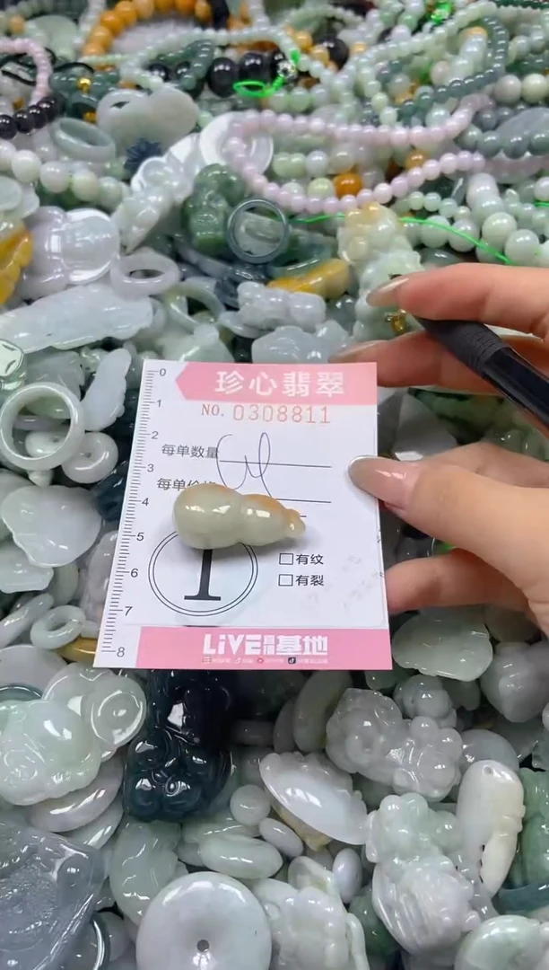翡翠未镶嵌颈饰闪购0308811