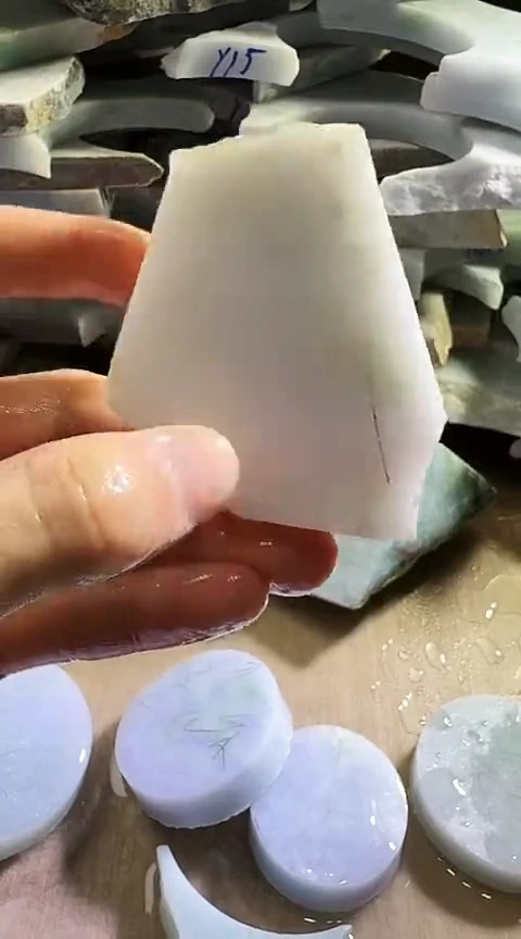 裸石翡翠缅甸翡翠A货花87