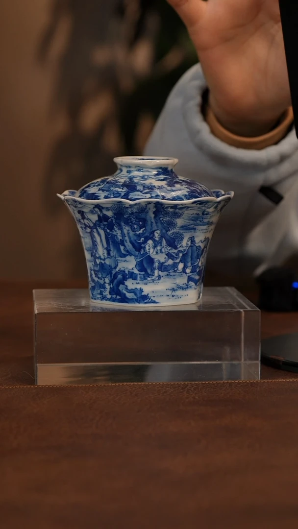 【闪购商品】瓷片青花瓷茶具斌芬陶瓷188