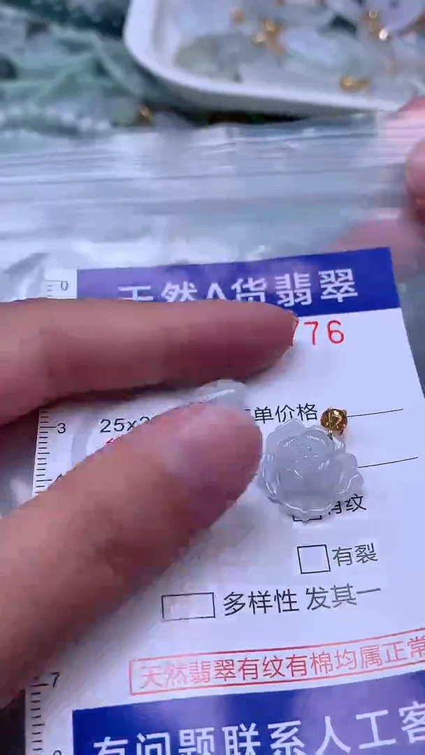 吊坠(赠链)未镶嵌翡翠1