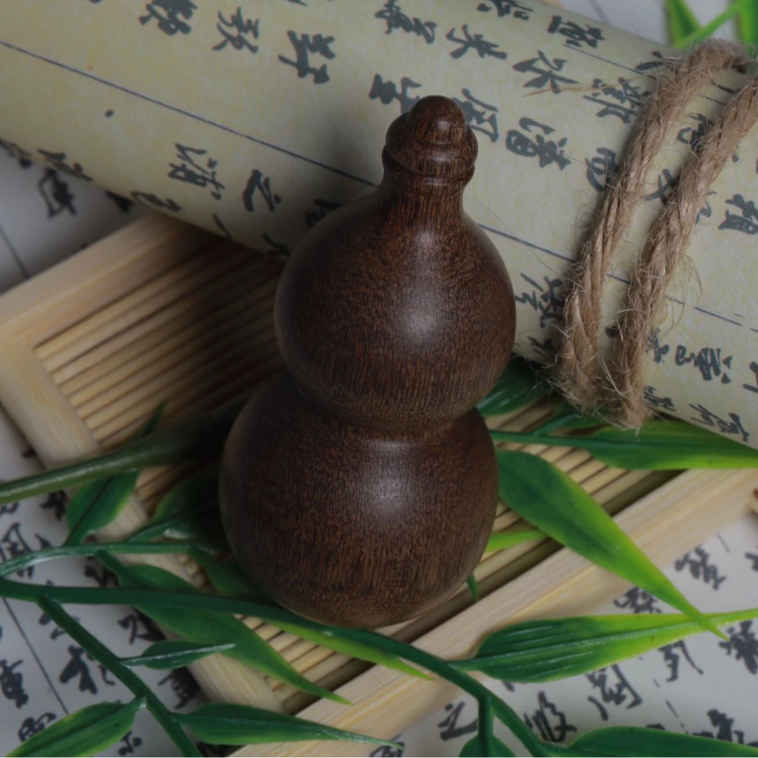 沉香【一佳】达拉干沉水级别沉香葫芦精致摆件吊坠 21克