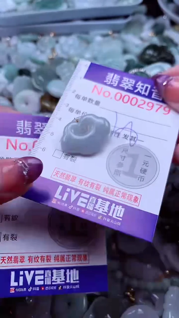 翡翠未镶嵌吊坠(不含链)2979