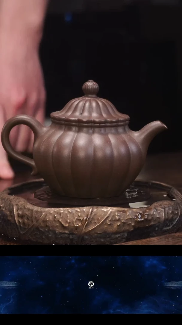 【闪购商品】紫砂茶壶紫泥 筋纹紫砂茶壶CK