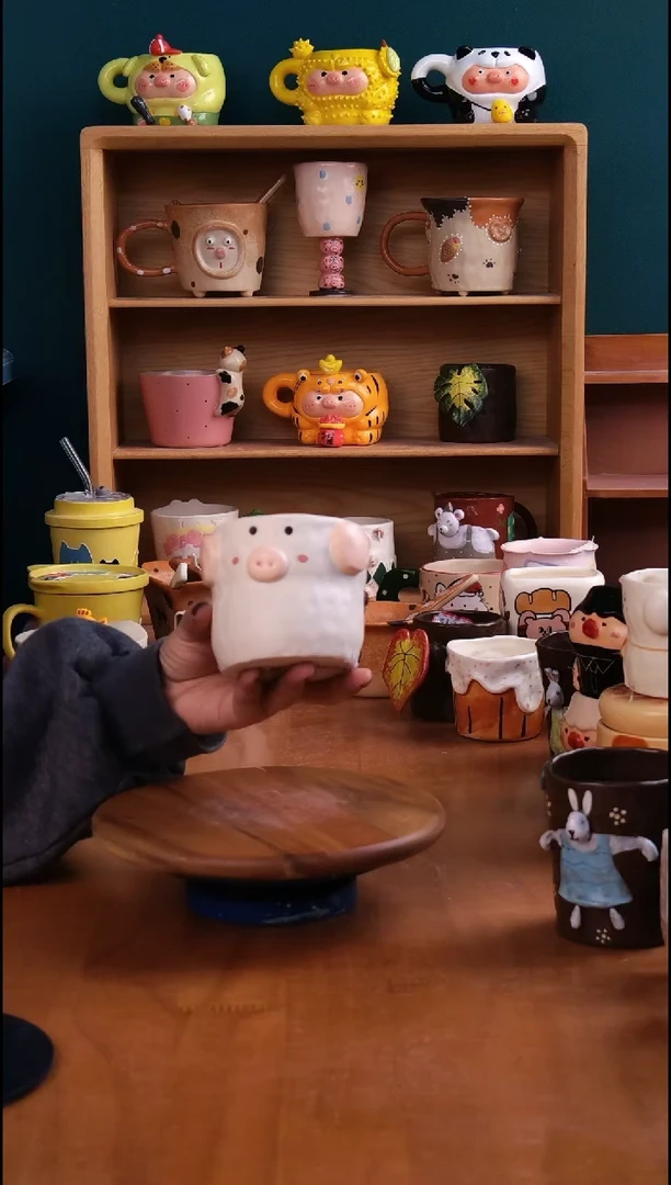 摆件陶景德镇原创手工陶瓷