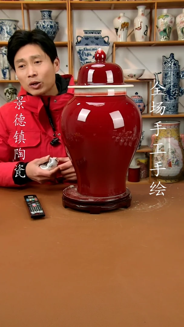 【闪购商品】瓶景德镇陶瓷摆件42