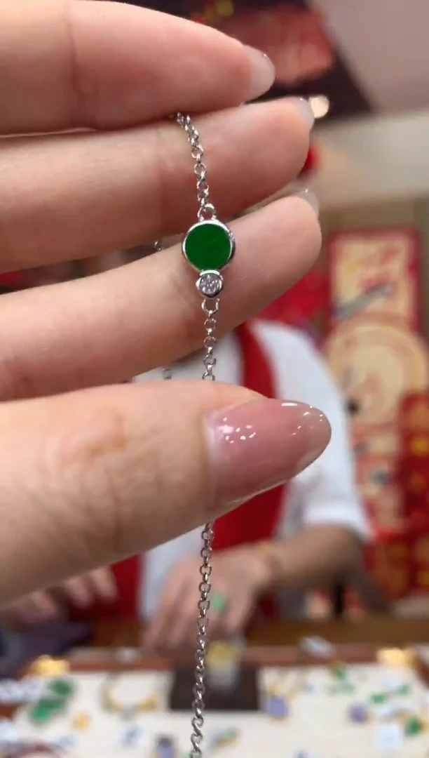 未镶嵌手链翡翠手链