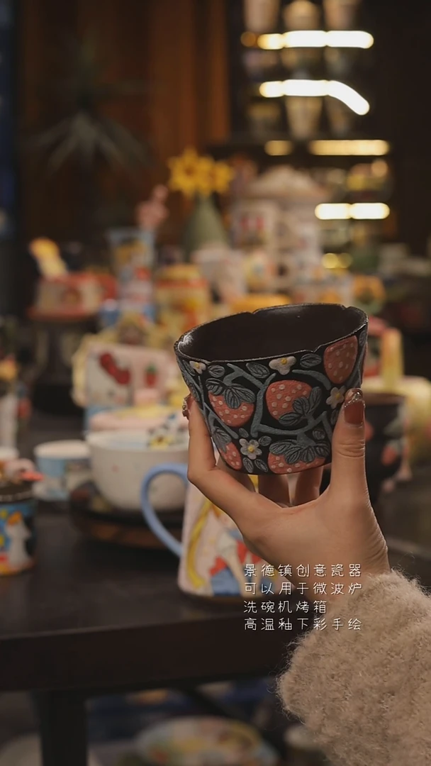 景德镇釉下彩绘设计师款式陶瓷