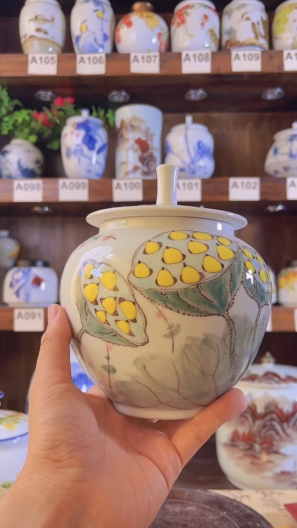 迎君陶瓷纯手工手绘11