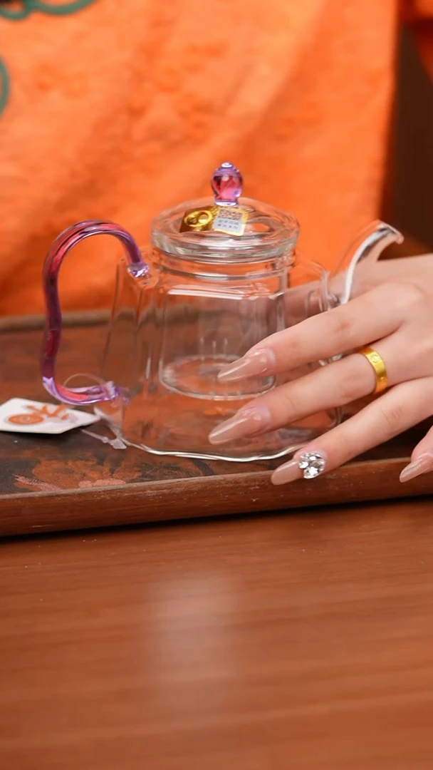 【闪购商品】禾器/晶彩锦瑞壶/浅紫色