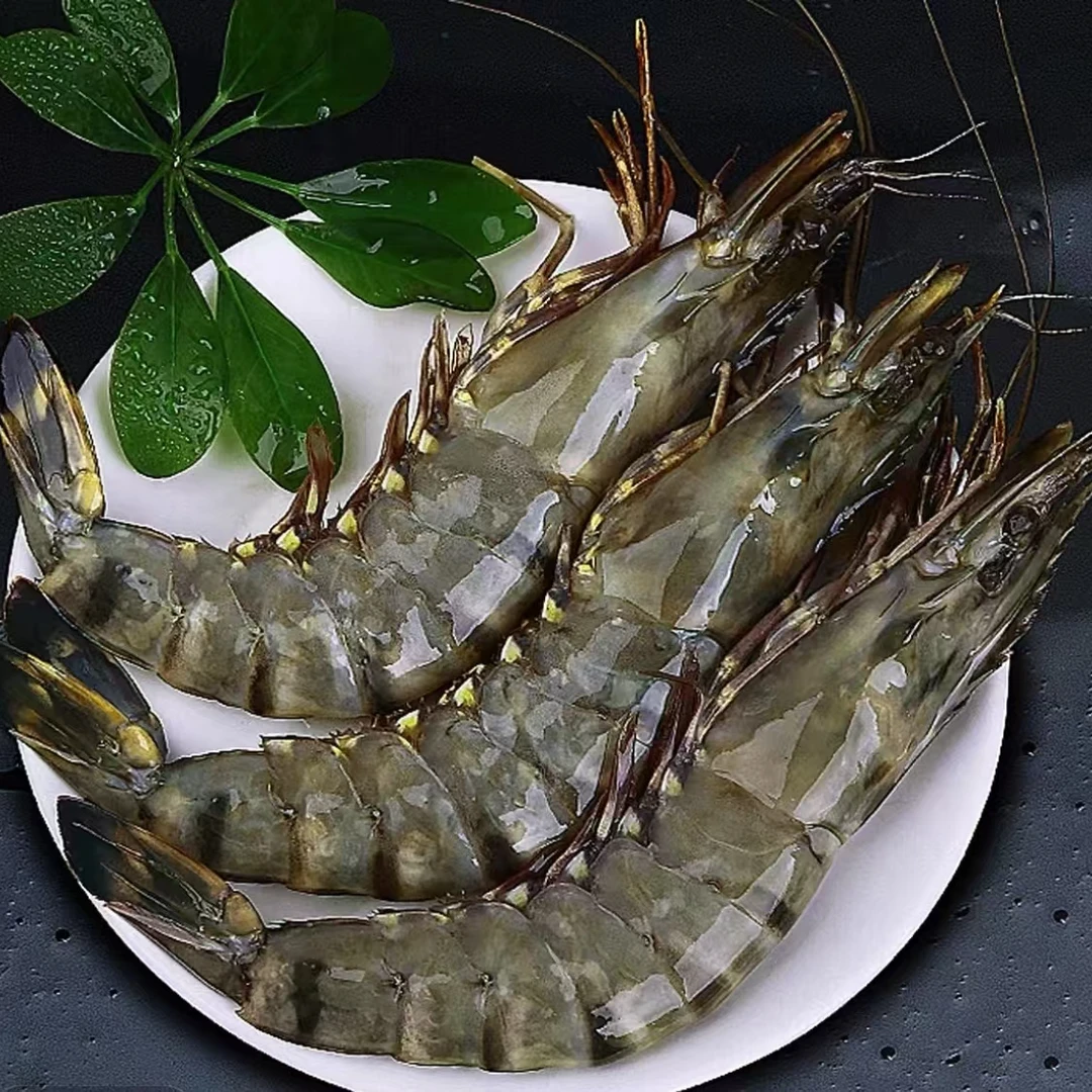 特大罗氏虾黑虎虾（21-25规格）发货鲜活速冻肉质鲜美3斤/盒28-37只