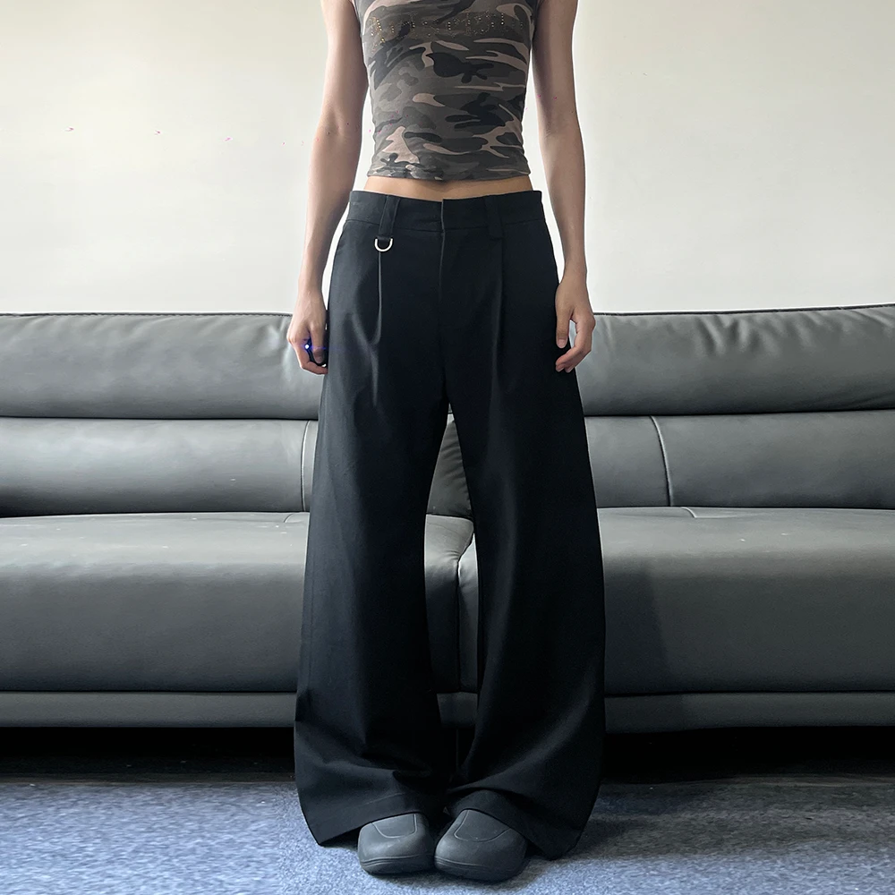 MEINAODAI韩版垂感西裤男宽松直筒 2025 SS cleanfit休闲裤子