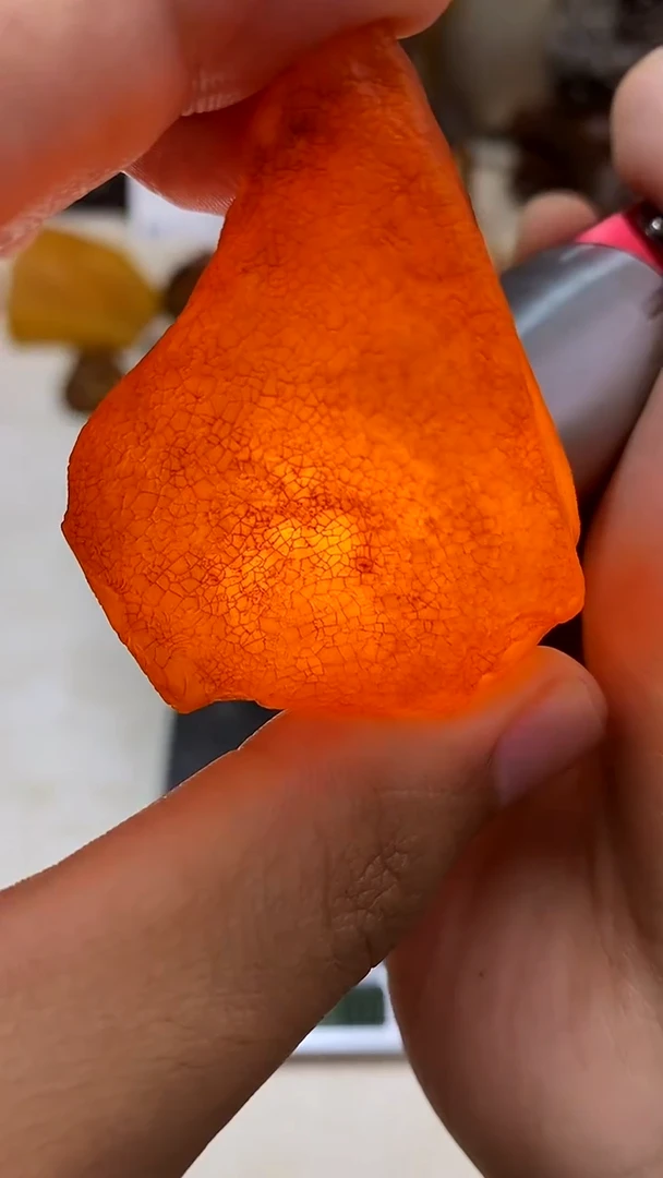 定制琥珀天然琥珀蜜蜡原石20g