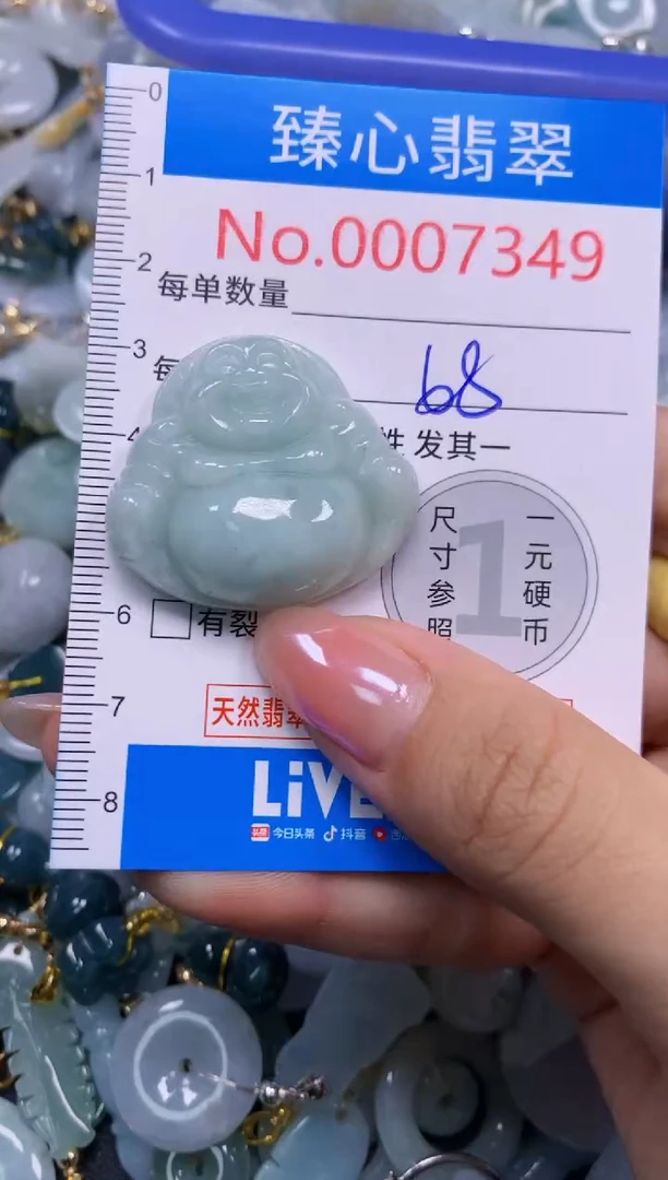 吊坠(不含链)未镶嵌翡翠7349