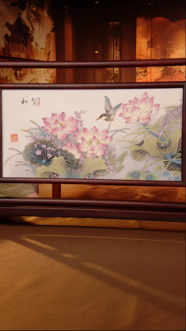 摆件瓷片景德镇陶瓷 摆件C345