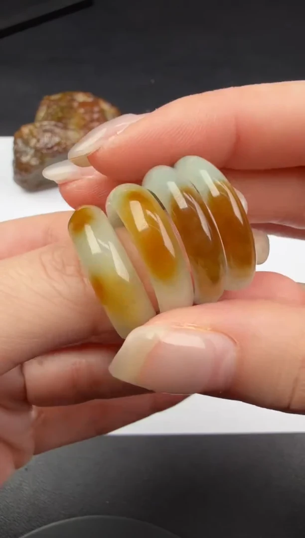 未镶嵌戒圈翡翠翡翠饰品（多样性发货一件）-21