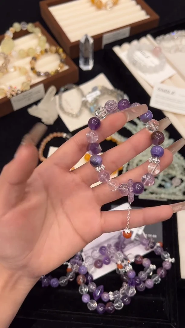 【闪购商品】水晶手链合金九紫手链x860