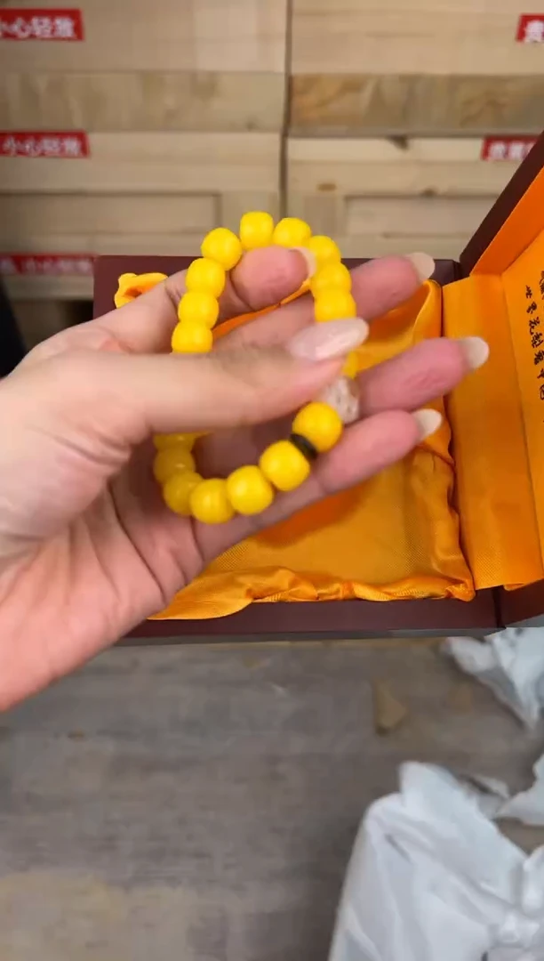 大唐红文玩阁黄玉菩提链接@@l052