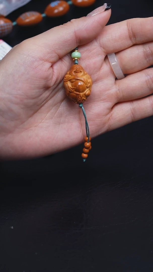 吊坠橄榄核火****22.0弥勒单籽