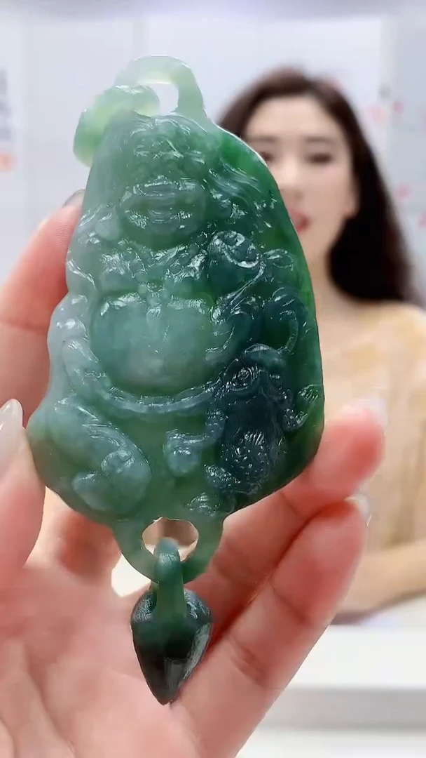 定制翡翠未镶嵌4829lr-毛货挂件96